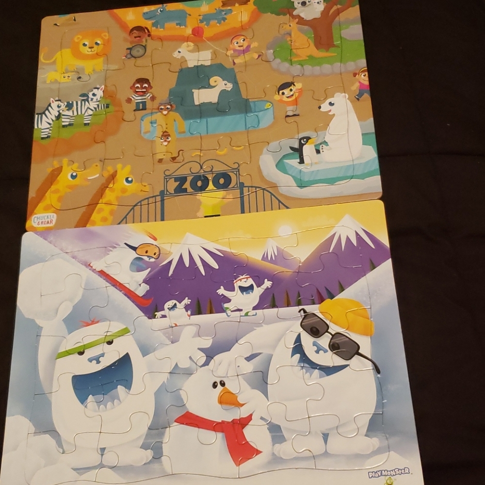 Set of 2 Large puzzles